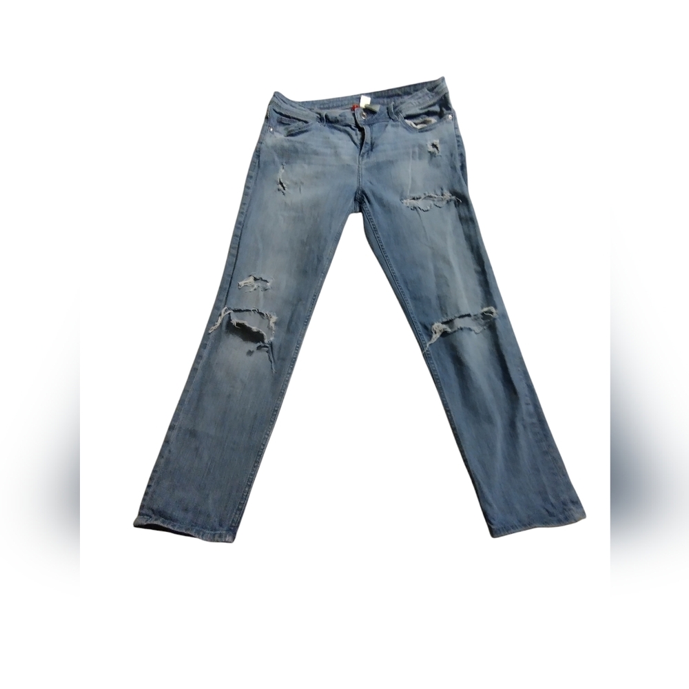 Great used condition Divided ripped frayed jeans - Picture 3 of 4